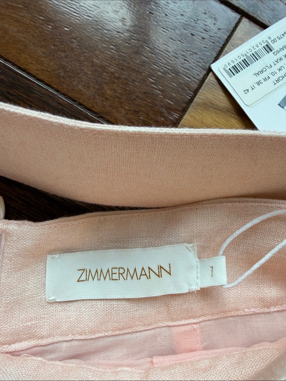 Zimmerman Pink Belted Women’s Shorts - Picture 5 of 8